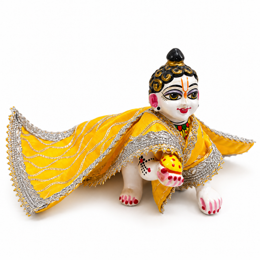 Jogan Meera Yellow Diwali Chira Vastra for Laddu Gopal