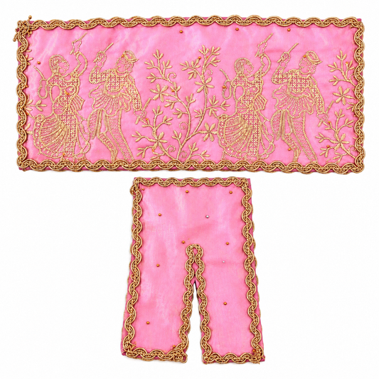 Jogan Meera Light-Pink Heavy Diwali Raja Rani Chira Vastra for Lalan Ju