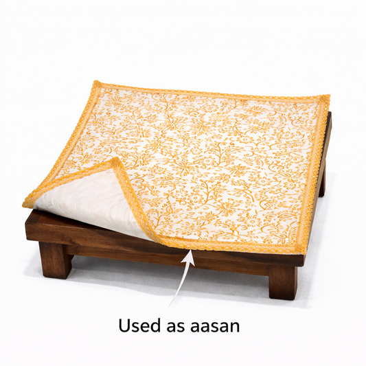 Jogan Meera Cotton Aasan / Pichvai (Customized)
