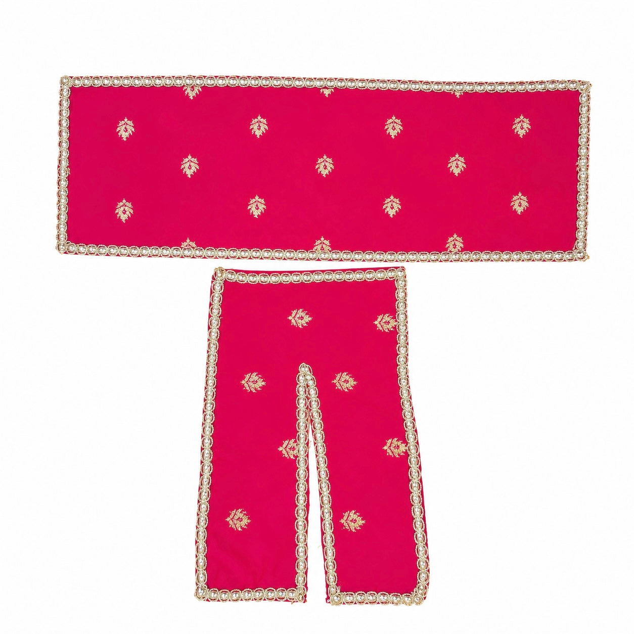 Jogan Meera Banarasi Dark Pink Chira Vastra for lalan ju