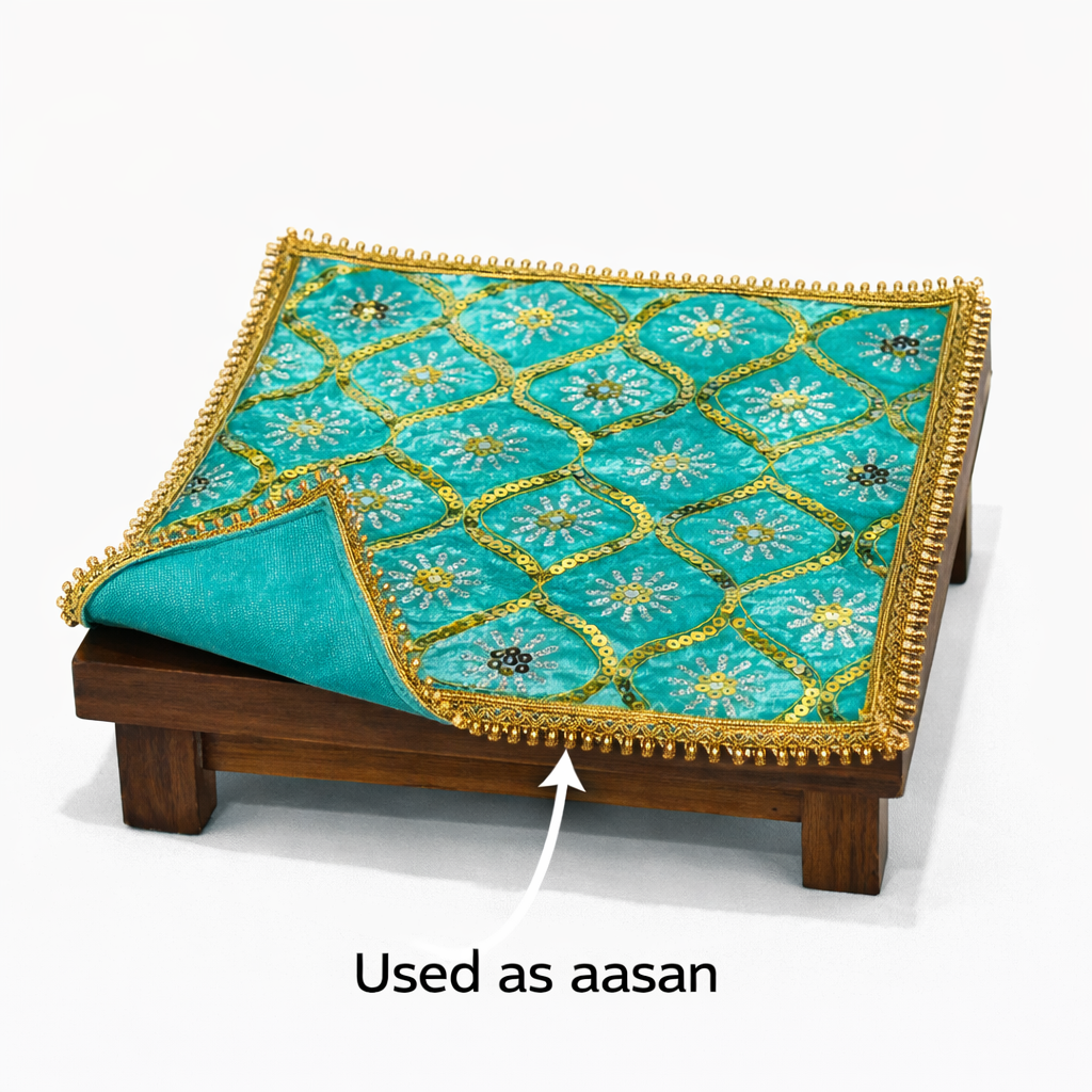 Jogan Meera Velvet Aasan / Pichvai (Customized)