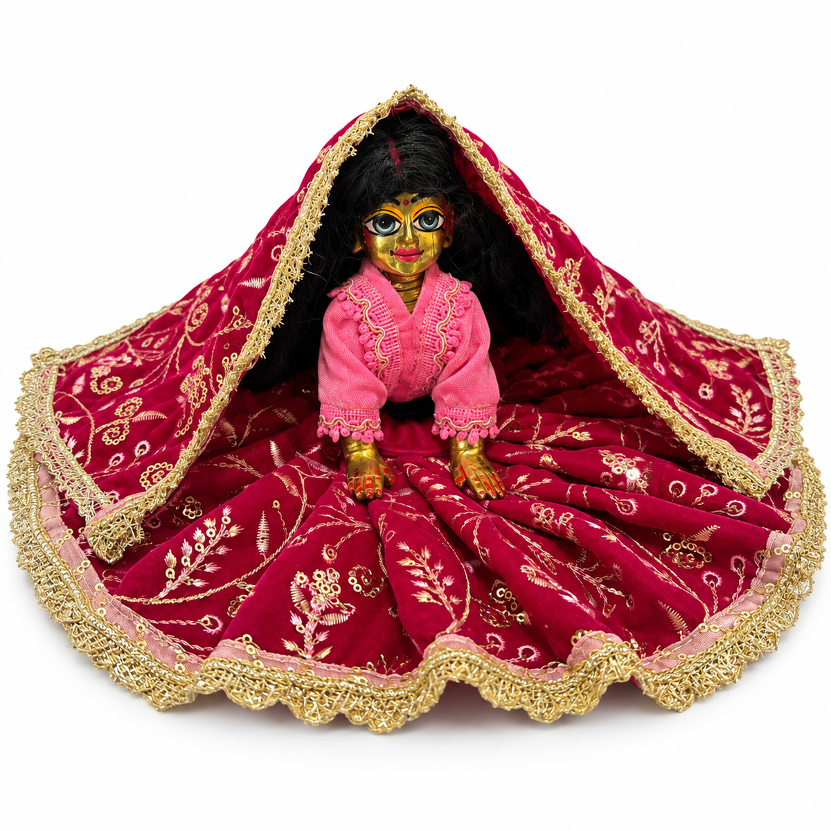 Jogan Meera Pick Any Heavy Winter Poshak for Radha Rani ji