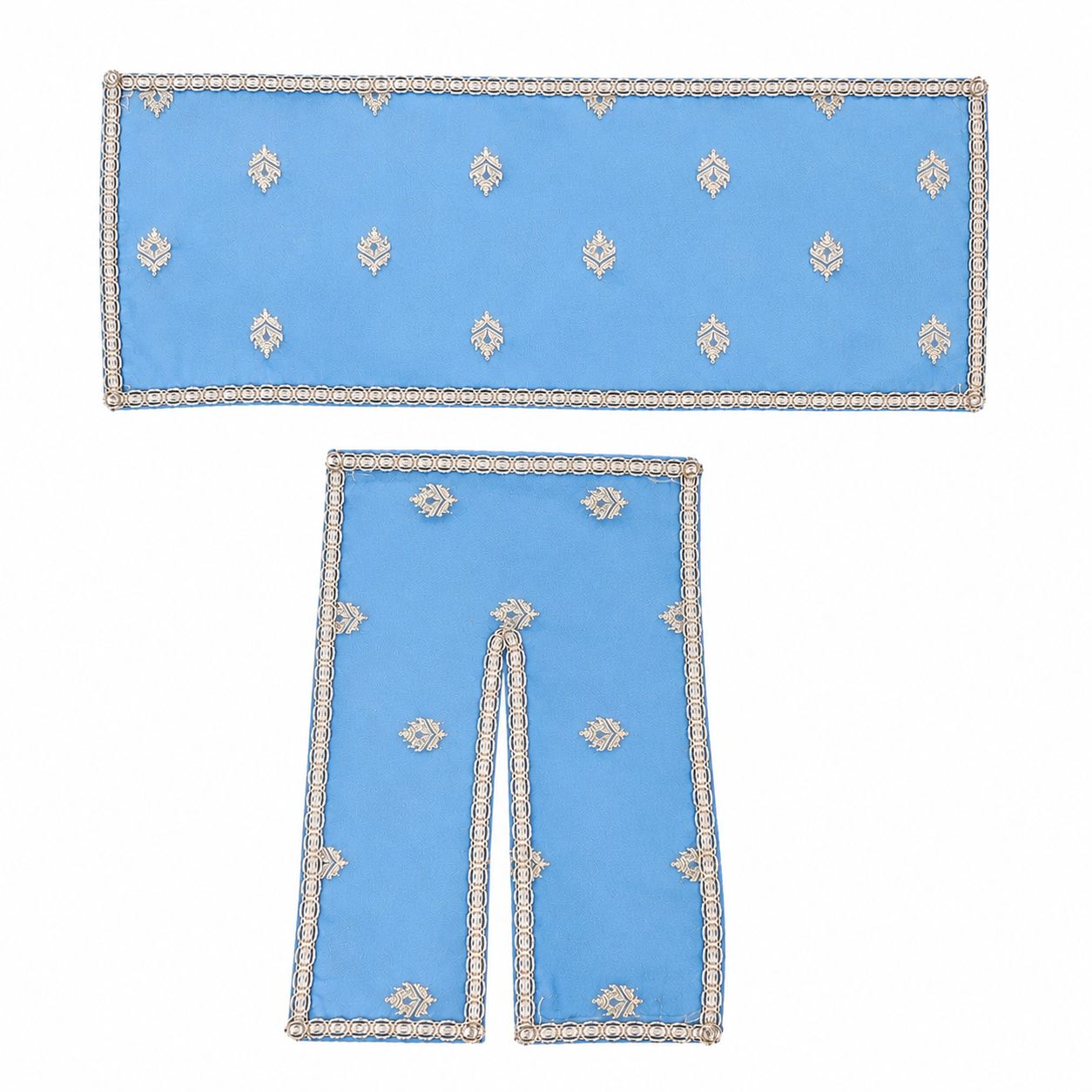 Jogan Meera Banarasi Light Blue Chira Vastra for lalan ju