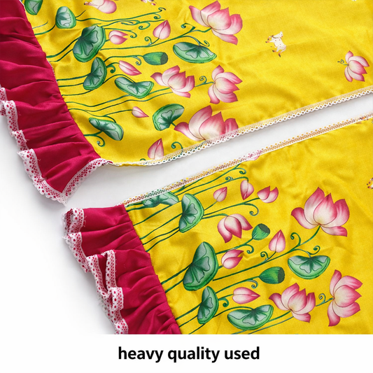 Jogan Meera Customized Cotton Mandir Curtains