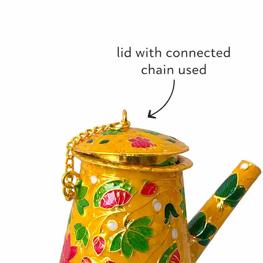Jogan Meera Heavy Meenakari Jhari Ji With Lid(3 Inch)
