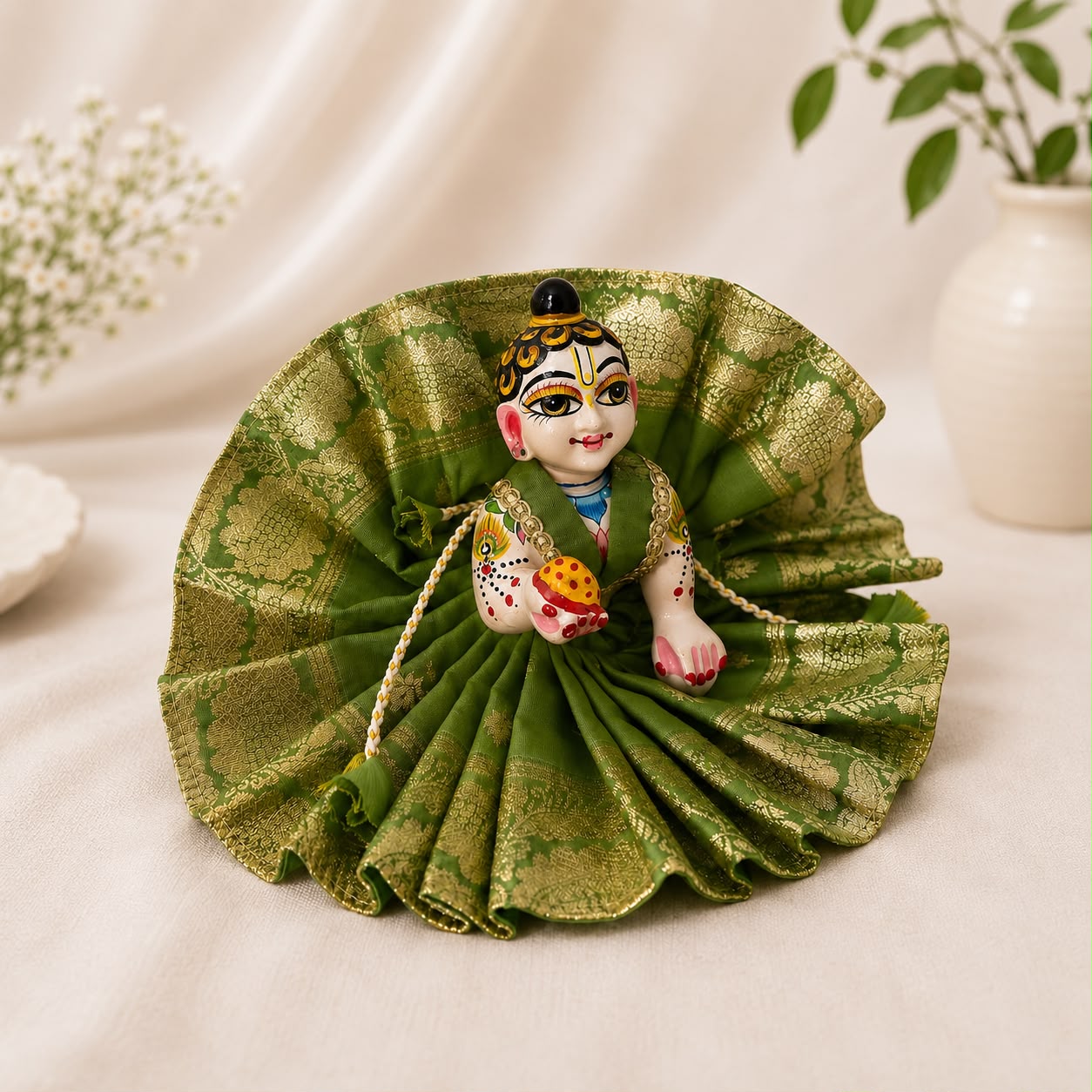 Jogan Meera Pick Any Heavy Banarasi Poshak for Laddu Gopal Ji