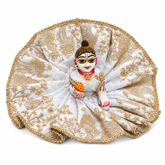 Jogan Meera Sharad Purnima Raja Rani heavy Poshak for Laddu Gopal Ji