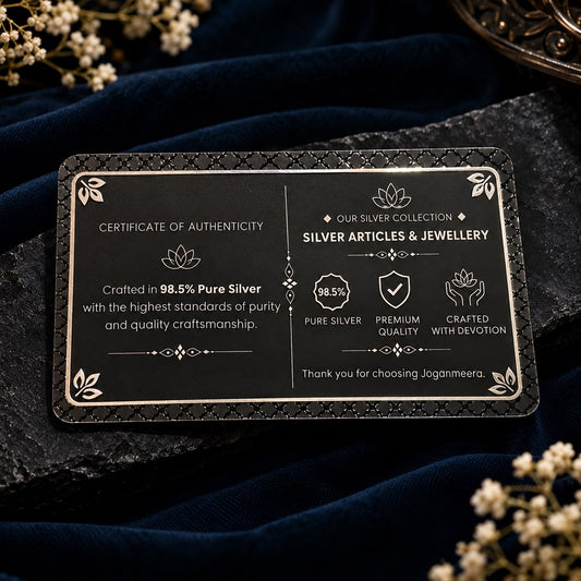 Jogan Meera Pure Silver Shudra Ghantika Kamarband