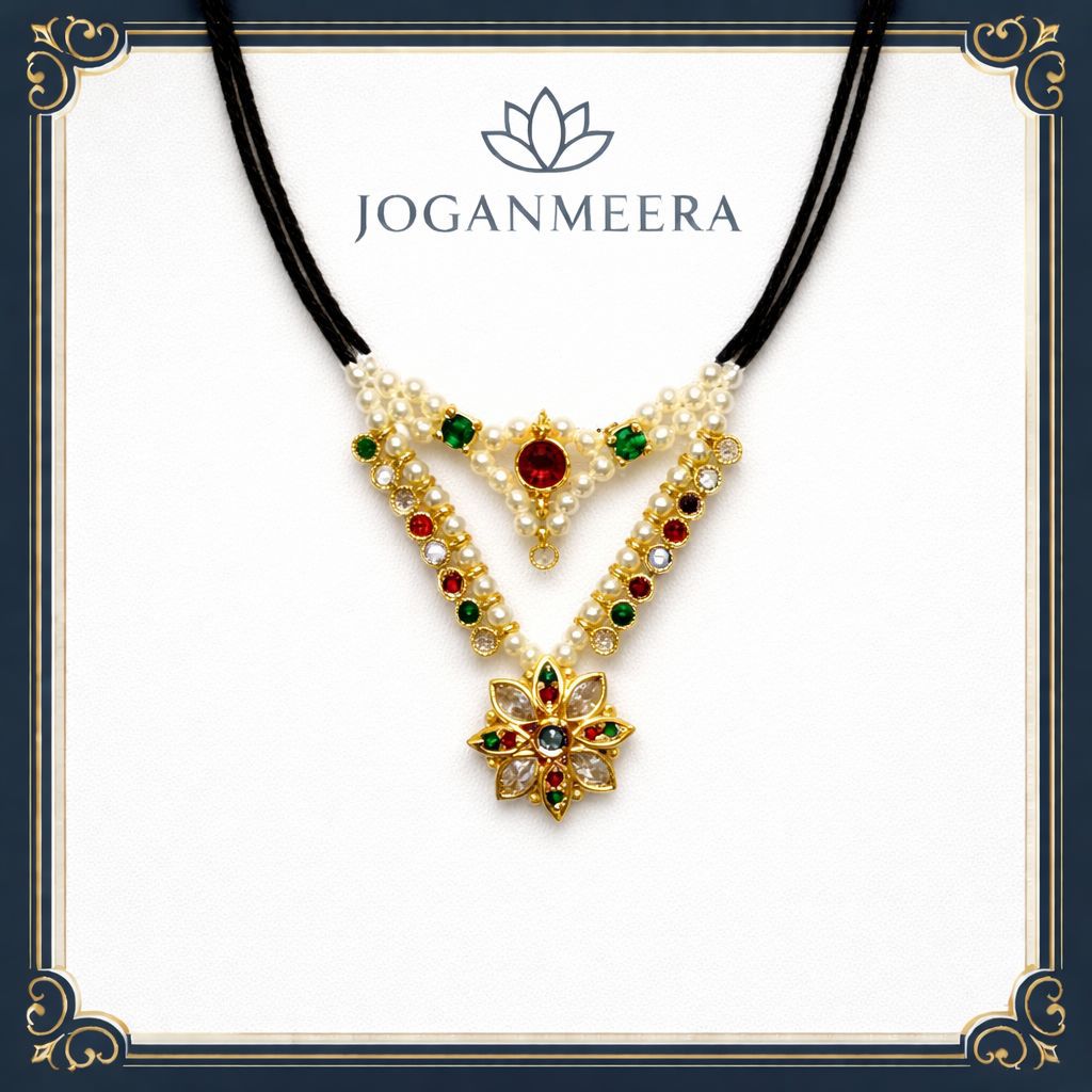 Jogan Meera Semi-Precious Heavy Multi Mala for Laddu Gopal Ji