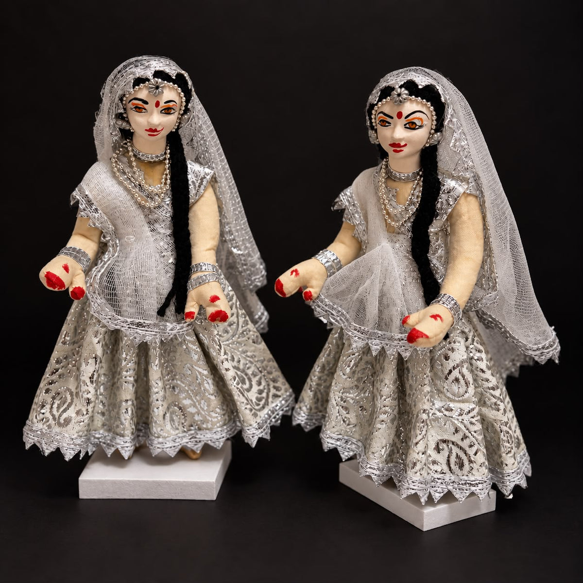 Jogan Meera White Astasakhi for Sharad Purnima