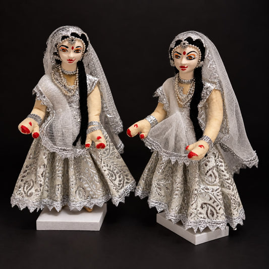 Jogan Meera White Astasakhi for Sharad Purnima