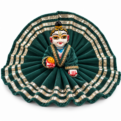 Jogan Meera Pick Any Daily Winter Velvet Poshak With Blouse for Laddu Gopal ji