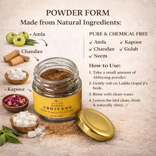 Jogan Meera Abihyang Snan Powder for Thakurji Seva