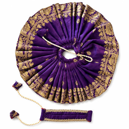 Jogan Meera Banarasi Purple Poshak for Laddu Gopal Ji