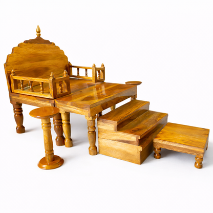Jogan Meera Sagwan Khandpath with Singhasan – Complete Darbar Set