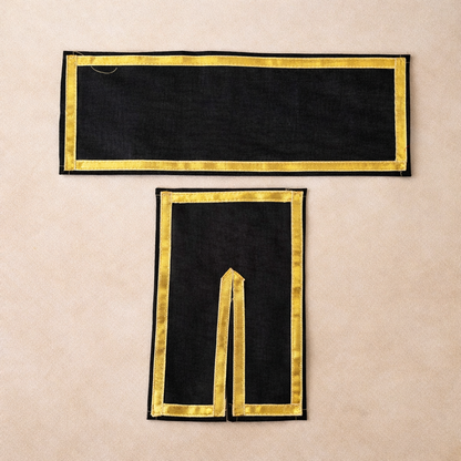 Jogan Meera Black Daily Wear Gotta Cotton Chira Vastra for Lalan ju