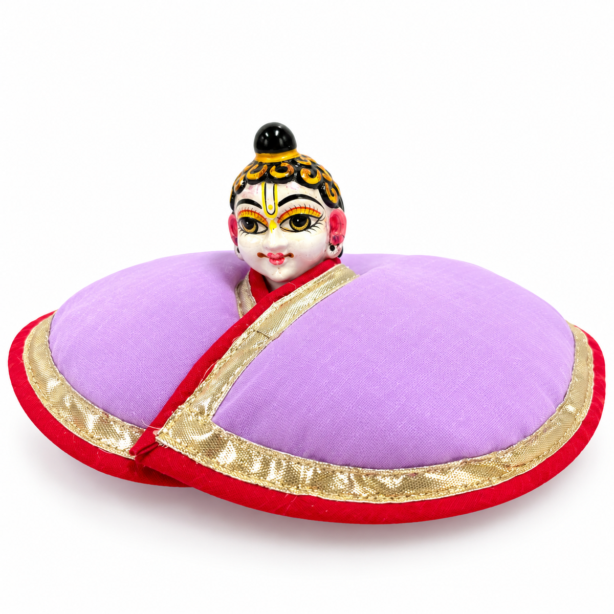 Jogan Meera Winter Purple Fargul Dress for Laddu Gopal Ji – Warm Winter Wear