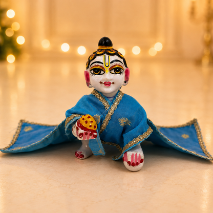Jogan Meera Banarasi Light Blue Chira Vastra for lalan ju