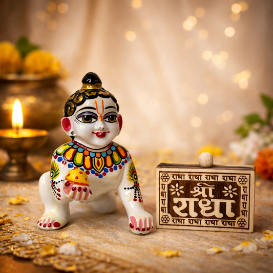 Jogan Meera Shree Radha Block for Mandir Seva
