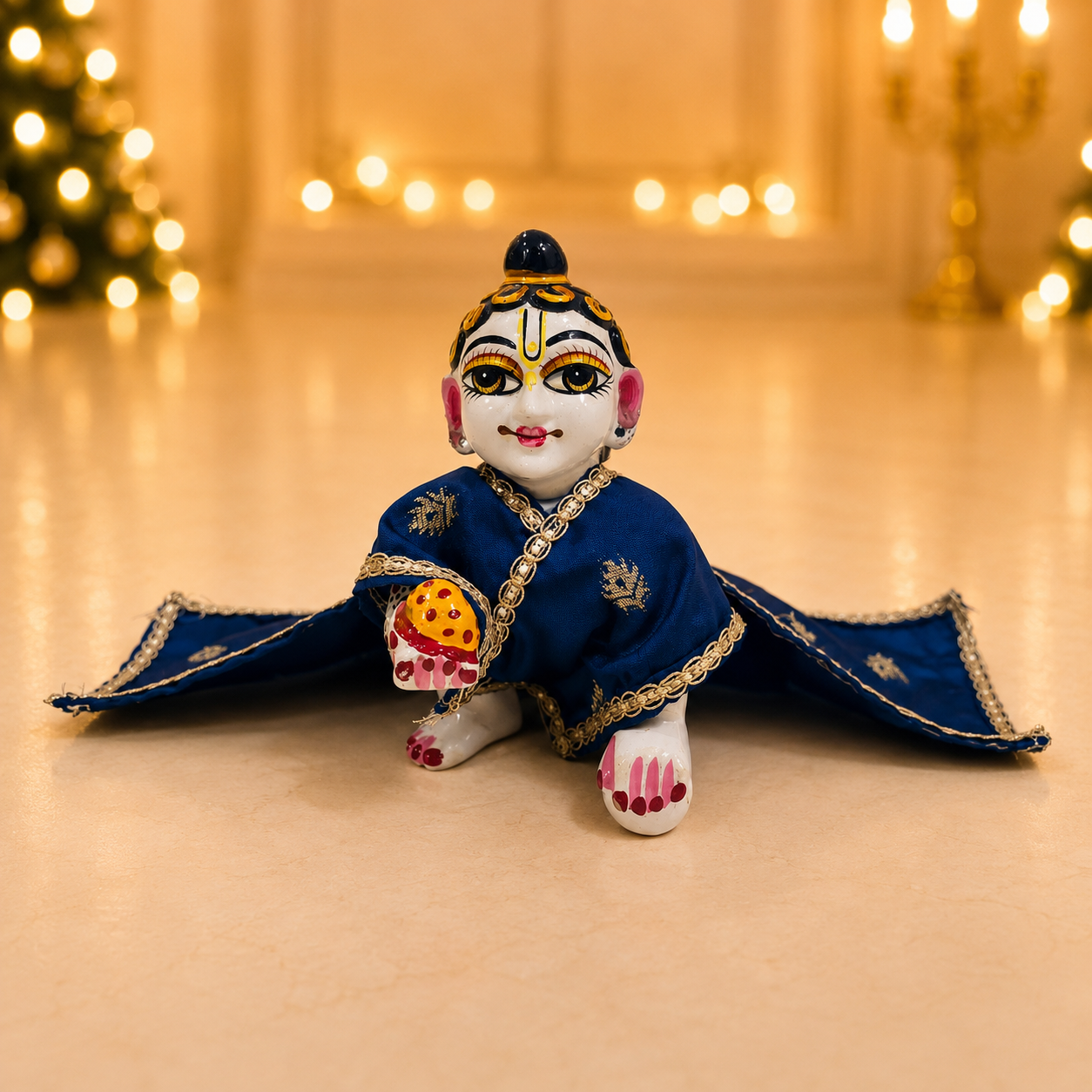 Jogan Meera Banarasi Dark Blue Chira Vastra for lalan ju