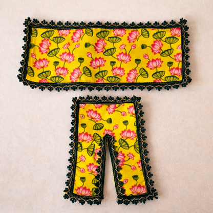 Jogan Meera Yellow Kamal Cotton Chira Vastra for Lalan ju
