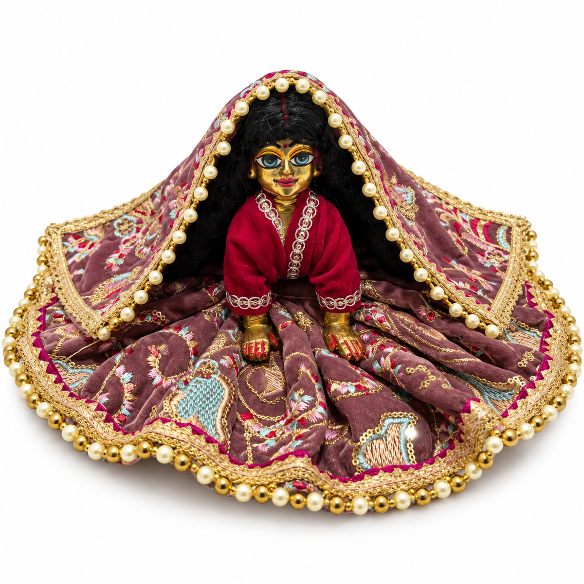 Jogan Meera Pick Any Heavy Winter Poshak for Radha Rani ji