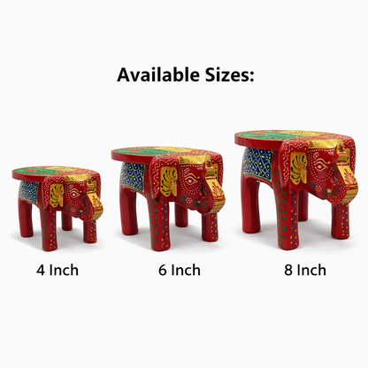 Jogan Meera Hathi Choki for Laddu Gopal Jhanki – Decorative Seva Base
