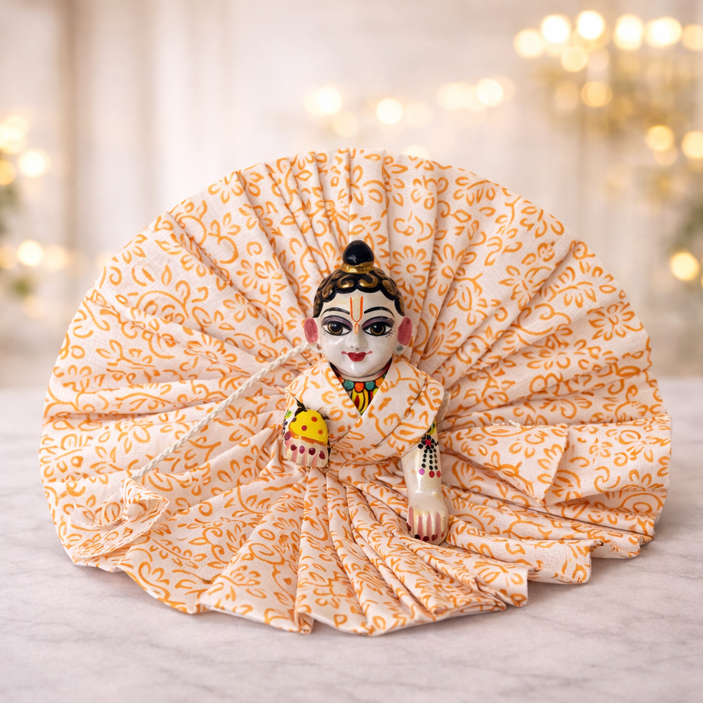 Jogan Meera Chandan Cotton Poshak for Laddu Gopal