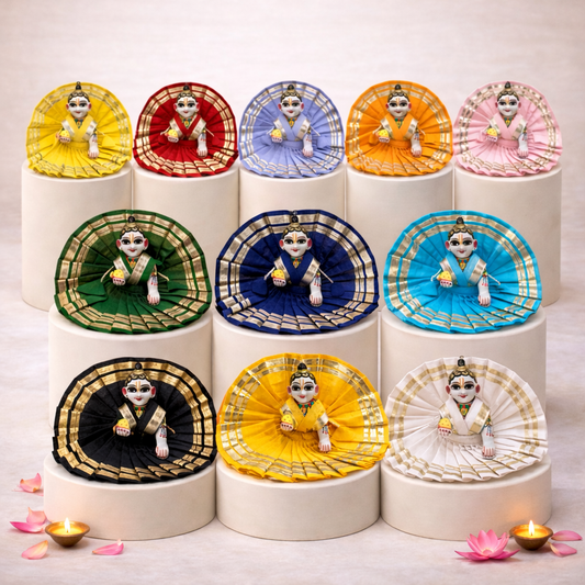 Pick Any Daily Cotton Poshak for Laddu Gopal – 1, 3 or 5 Combo