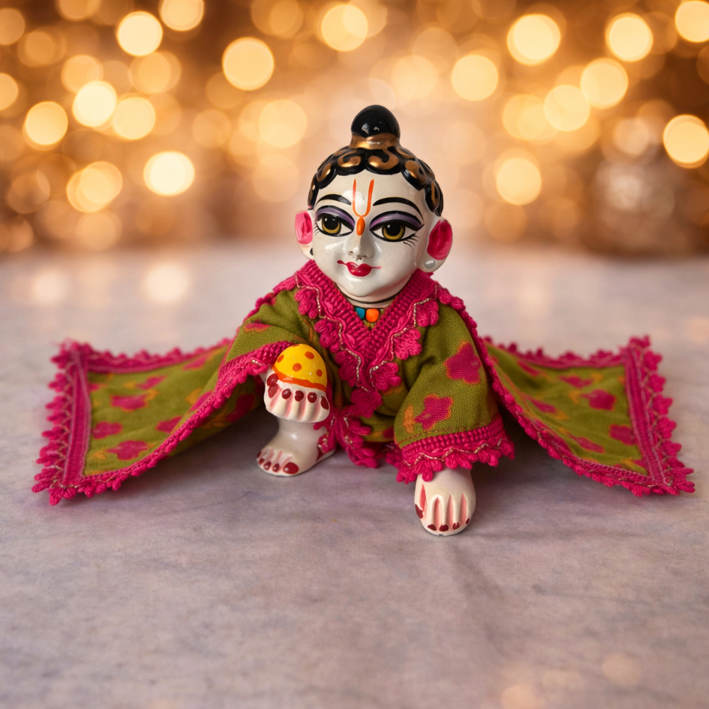 Jogan Meera Mehendi Cotton Chira Vastra for Lalan ju