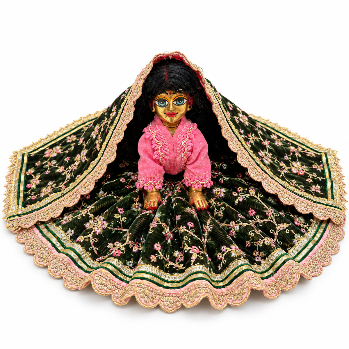 Jogan Meera Pick Any Heavy Winter Poshak for Radha Rani ji