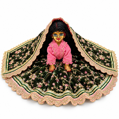 Jogan Meera Pick Any Heavy Winter Poshak for Radha Rani ji