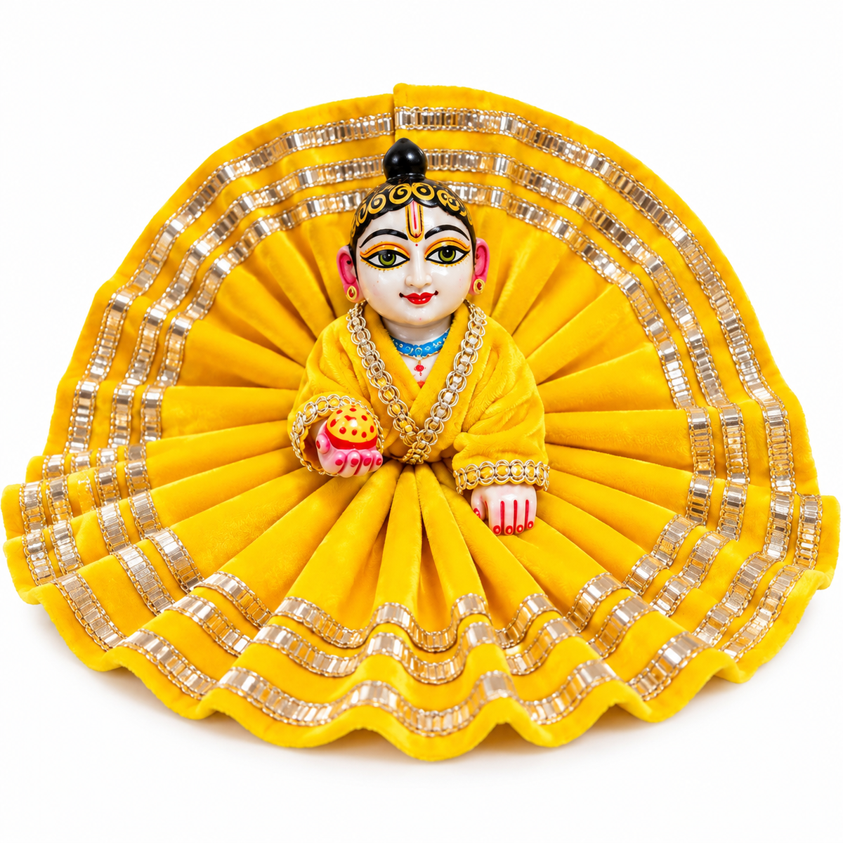 Jogan Meera Pick Any Daily Winter Velvet Poshak With Blouse for Laddu Gopal ji