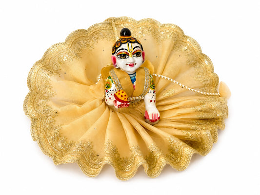 Jogan Meera Chikku Single Net Poshak for Laddu Gopal Ji