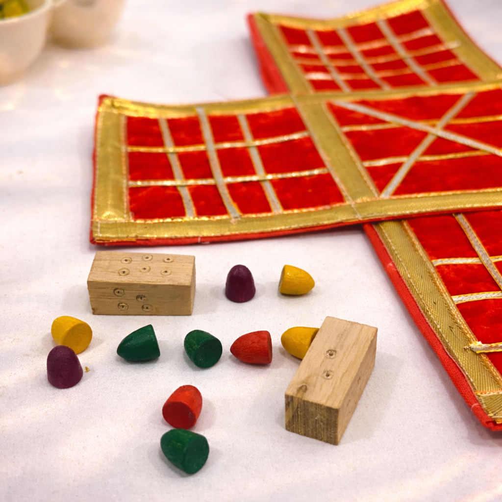 Jogan Meera Traditional Chopat (Chausar) for Krishna Seva