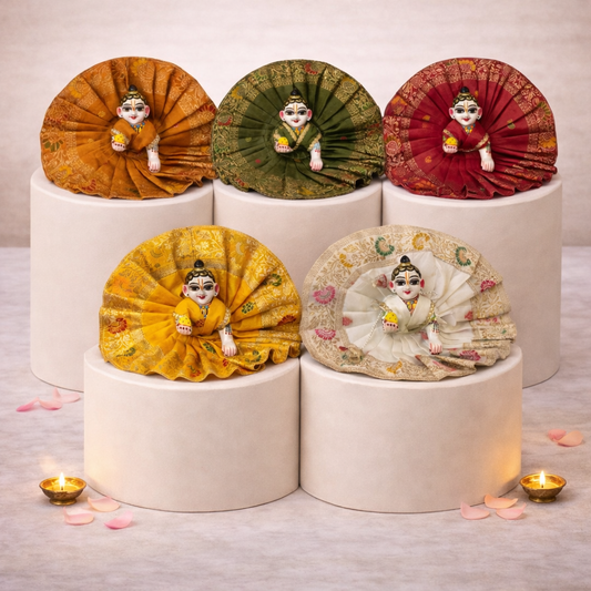 Pick Any Banarasi Poshak for Laddu Gopal – 1, 3 or 5 Combo