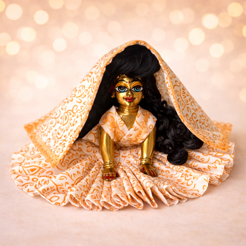 Jogan Meera Chandan Cotton Poshak for Radha Rani