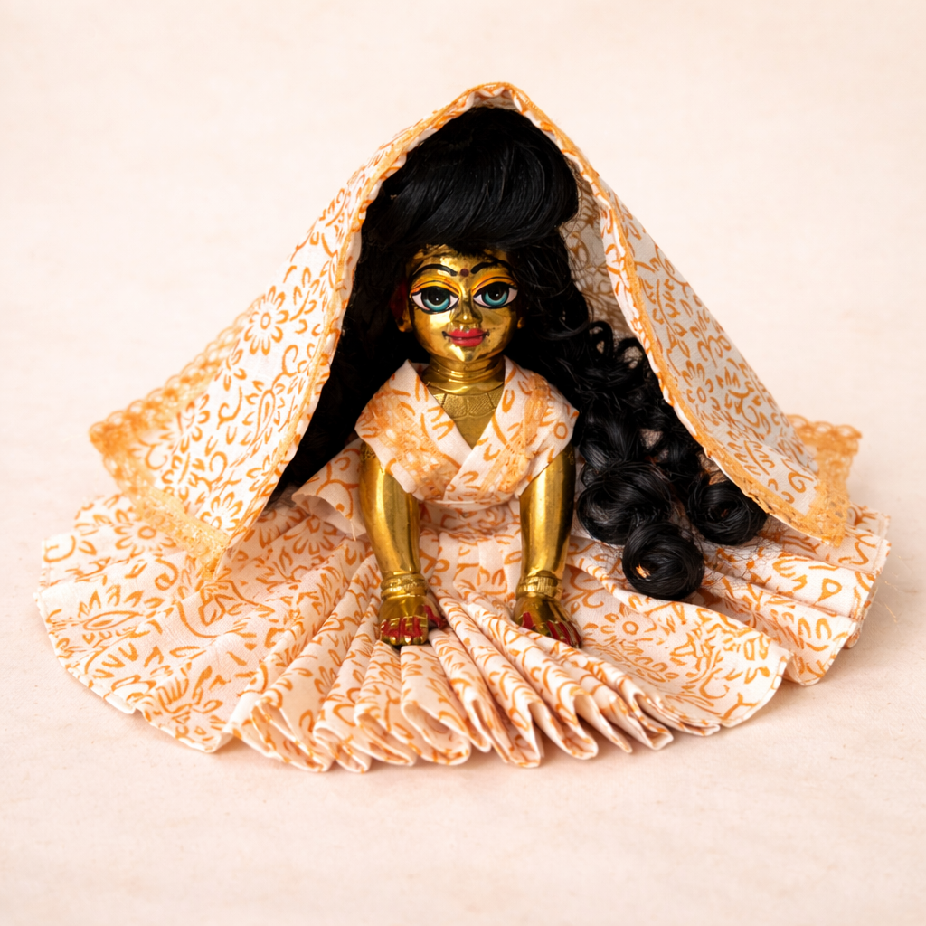 Jogan Meera Chandan Cotton Poshak for Radha Rani