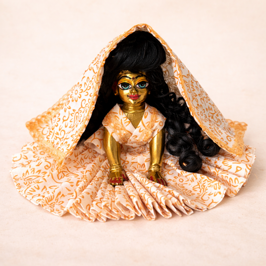 Jogan Meera Chandan Cotton Poshak for Radha Rani