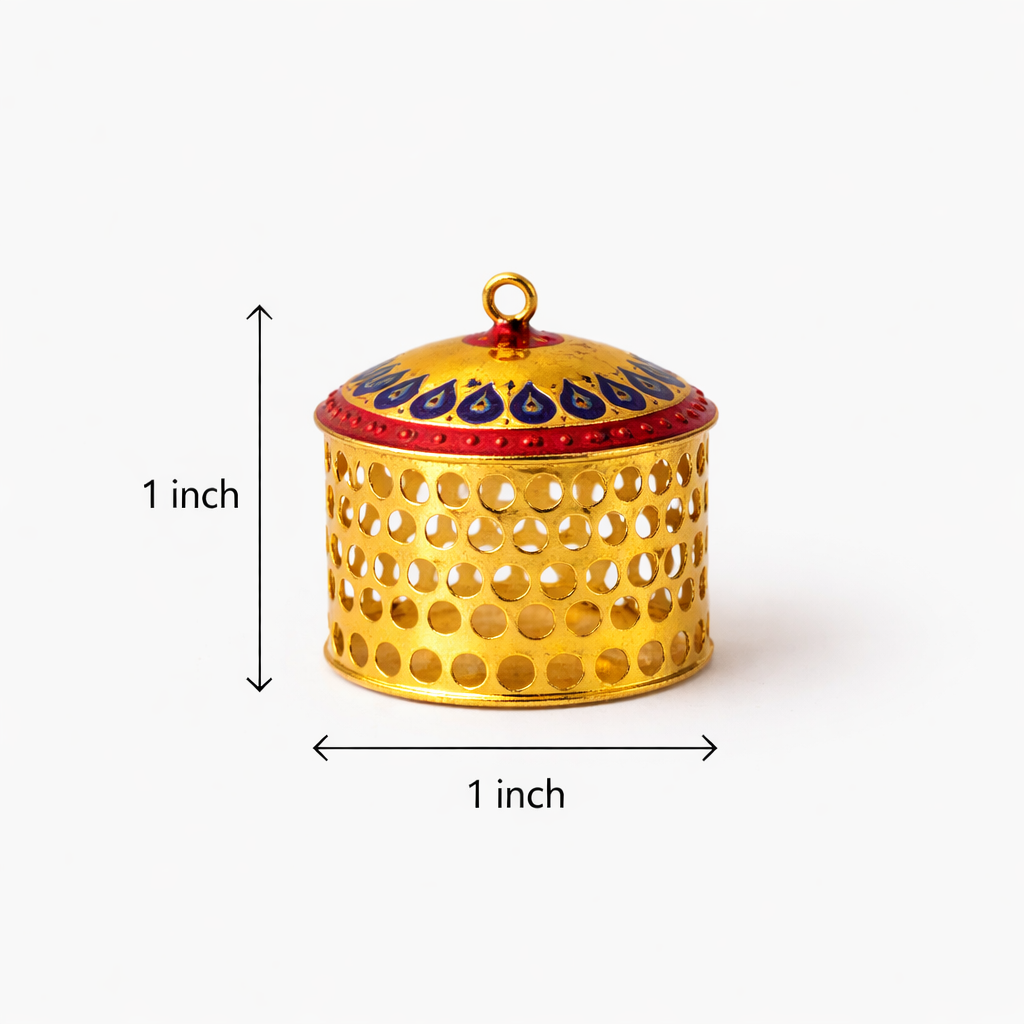 Traditional Itra Dani for Mandir Seva