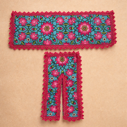 Jogan Meera Blue Kamal Cotton Chira Vastra for Lalan ju