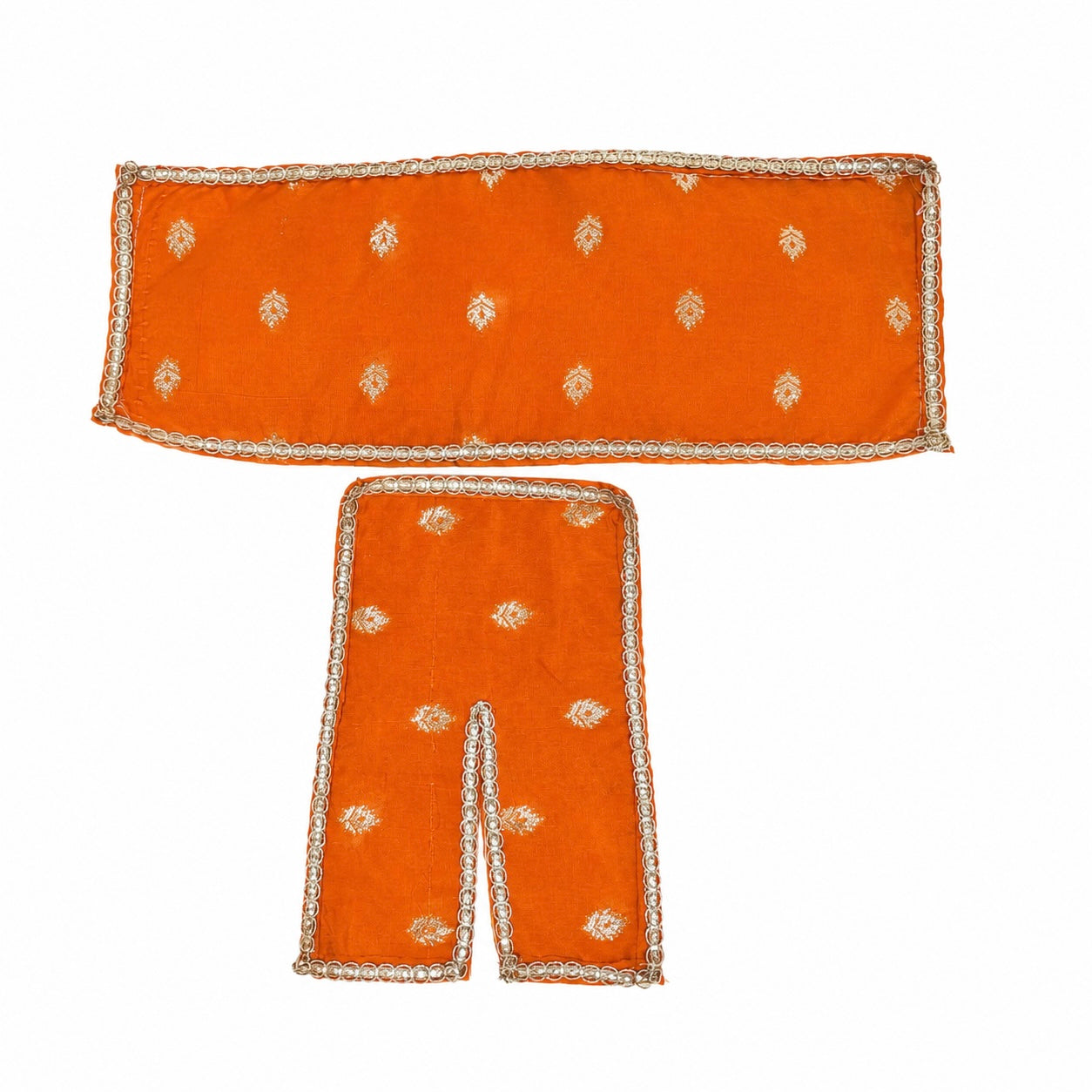 Jogan Meera Banarasi Orange Chira Vastra for lalan ju