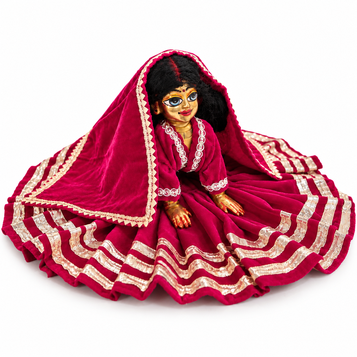 Jogan Meera Pick Any Daily Winter Velvet Poshak With Blouse for Radha Rani ji