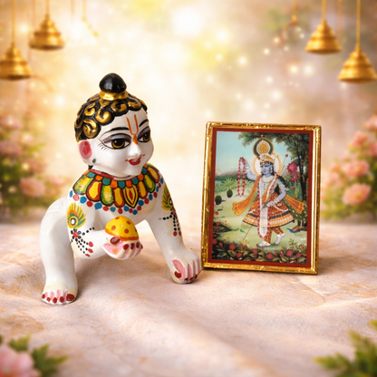 Jogan Meera Yamunaji Darpan for Thakurji Seva