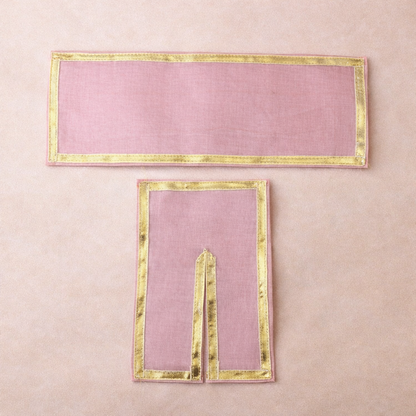 Jogan Meera Light Pink Daily Wear Gotta Cotton Chira Vastra for Lalan ju