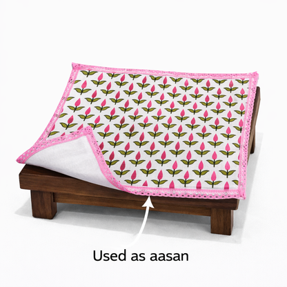 Jogan Meera Cotton Aasan / Pichvai (Customized)