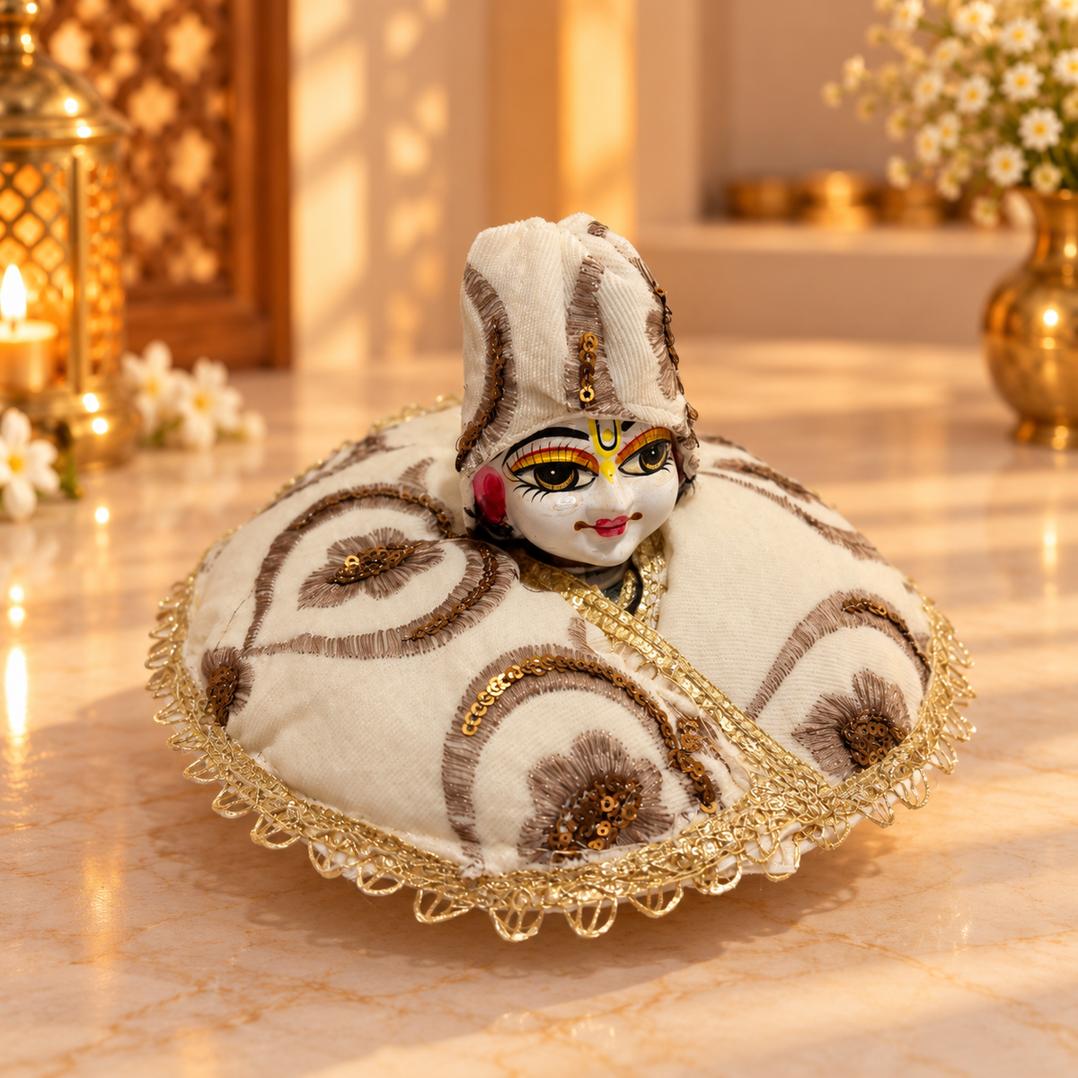 Jogan Meera Pick Any Heavy Winter Fargul With Cap for Laddu gopal ji