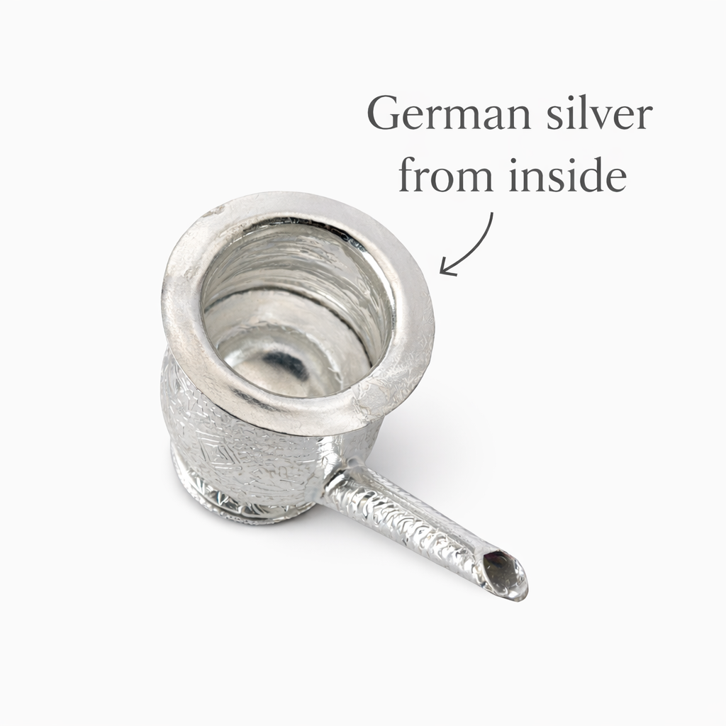 Jogan Meera German Silver Jhāri Ji for Thakurji Seva