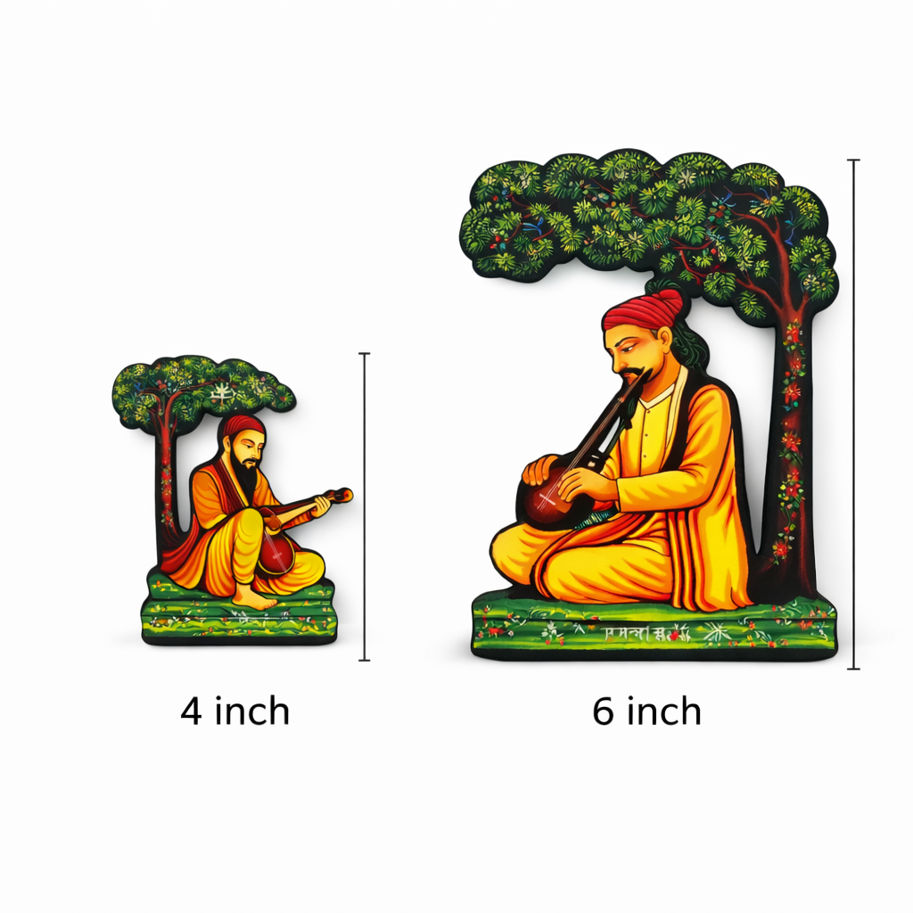 Jogan Meera Ashta Sakha Stand Set MDF (4 Inch / 6 Inch)