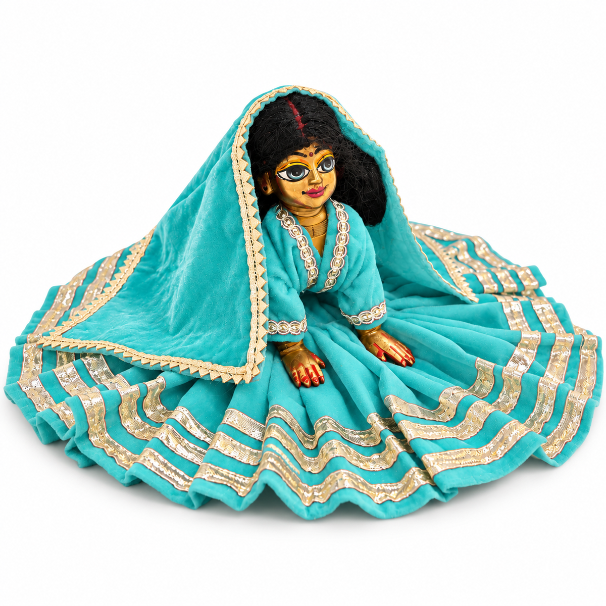 Jogan Meera Pick Any Daily Winter Velvet Poshak With Blouse for Radha Rani ji